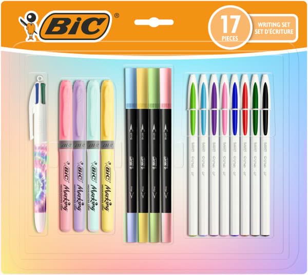BIC Kids Pastell Blister Writing Set 17 delar 503836