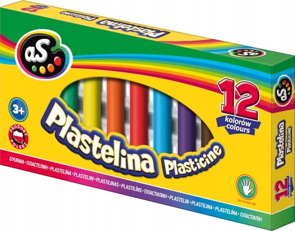 Plasticine AS (Astra) 12 farver AS 303219003