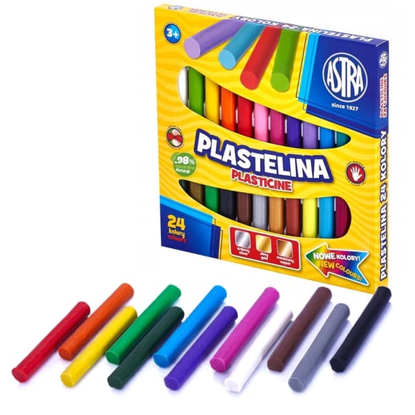 Plasticine Astra 24 Färger AS303110001