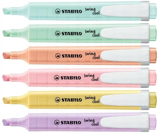 Stabilo Swing Cool Pastell Highlighter Set /6st/ 275/6-08