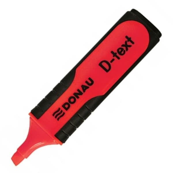 Highlighter Donau D-Text Rød 7358001PL-04