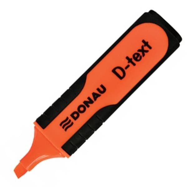 Överstrykningspenna Donau D-Text Orange 7358001Pl-12