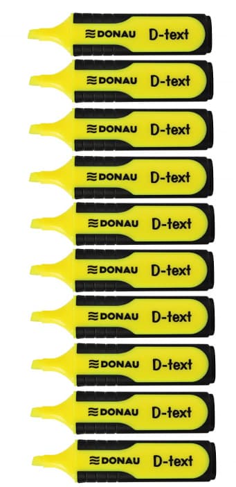 Donau D-Text Highlighter Gul 10 stk.