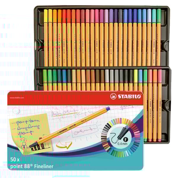 Stabilo Point 88 Display fineliner 50 stk. 8850-6