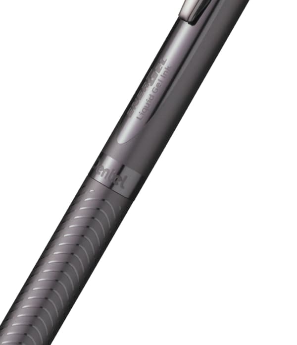 Pentel Energel Sterling kuglepen 0,7 mm metallisk sort hus BL407-MA-C