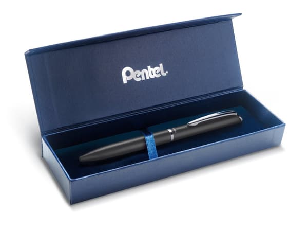 Pentel Energel Sterling Kuglepen 07mm Sort Hus BL2007-AC