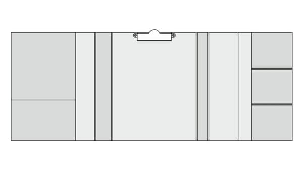 Førermappe A5 med clip Biurfol TK-03-02