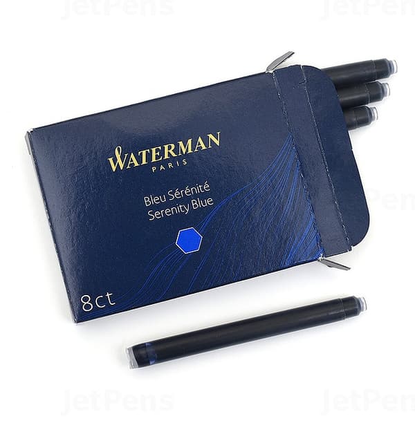 Waterman bläckpatron lång /8st/ Blå S0110860