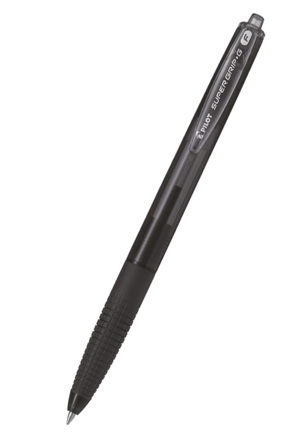 Pilot Super Grip kuglepen ""G"" Sort BPGG-8R-F-BB