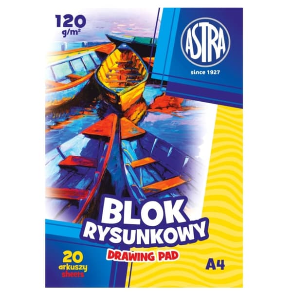 Tegneblok A4 120g Astra '106111001'