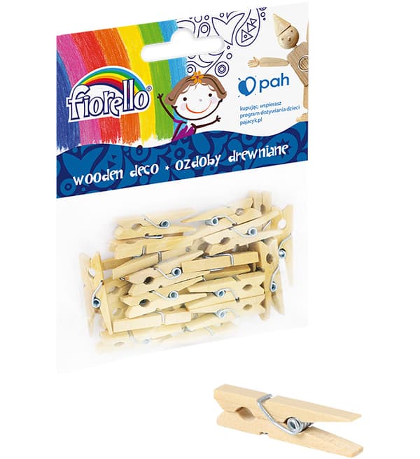 Trædekorationer Fiorello GR-WD647 Lille Clip 30x5m /25stk/ 170-2517