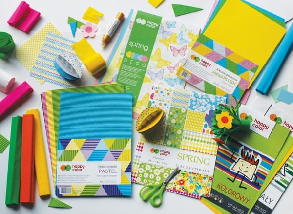 A4 Basisblok 30 Motiver /15 ark/ Happy Color 80g/m2