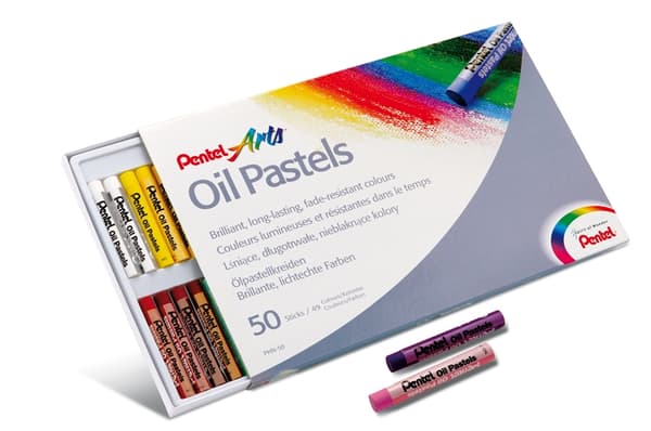 Pentel PHN Oljepastellpennor 50 stycken 48858