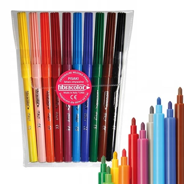 Fibracolor Colorito pennor 10 st. 539SW10P