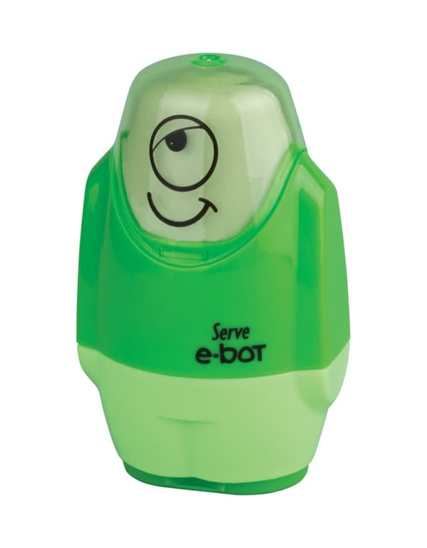 Server E-Bot Green EBT09ZIE Sharpener med viskelæder