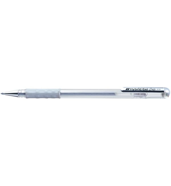 Pentel K118 Silver Gel Pen K118Z