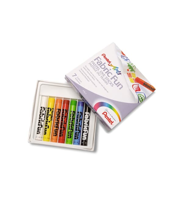 Pentel Fabric Fun Fabric Pastellit /7col./ PTS7