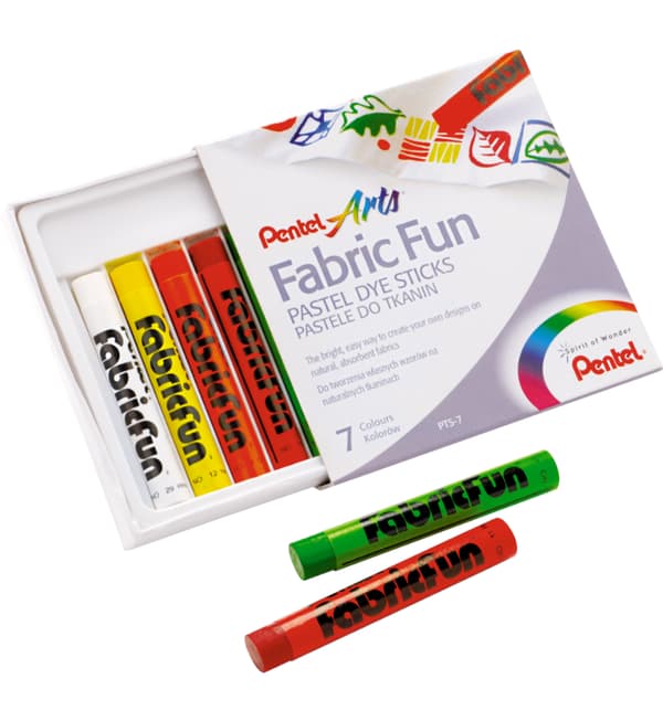 Pentel Fabric Fun Fabric Pastellit /7col./ PTS7