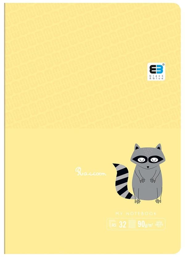 Muistikirja A5/16# GRID Interdruk B&B Kids Pastelli