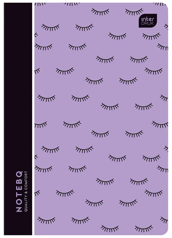 Notebook A5/ 60# PP gitter Polypropylen Intertryk