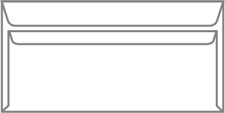 TOIMISTOKUORI PITKÄ DL SK VALKOINEN 100 KPL