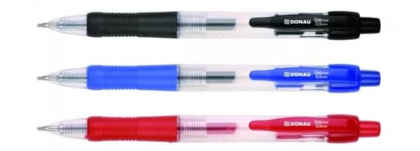 Donau GelClick Automatic Gel Pen Röd 0,5 mm