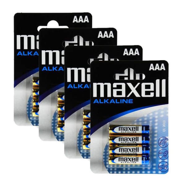 Alkaline batteri LR03 (AAA) Maxell Shrink /4stk/