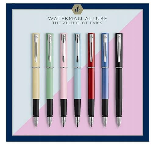Waterman Allure Chrome Silver reservoarpenna med patron