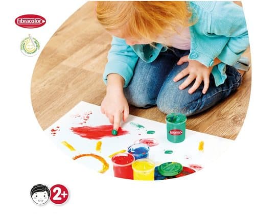 Fibracolor Tempera babymaling til børn /5stk/