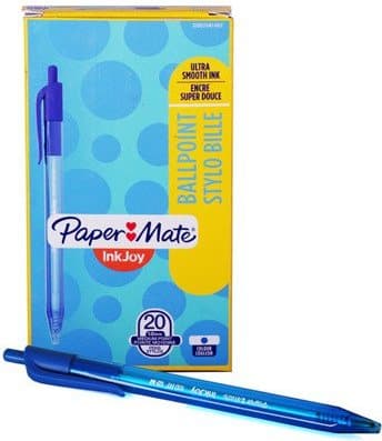 Paper-Mate 100 Inkjoy Automatisk Kuglepen Blå