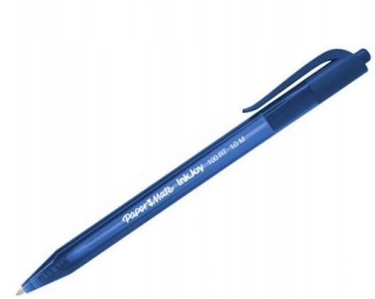 Paper-Mate Inkjoy 100 Blå Automatisk Kuglepen 10 stk
