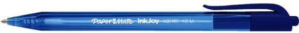 Paper-Mate Inkjoy 100 Blå Automatisk Kuglepen 10 stk