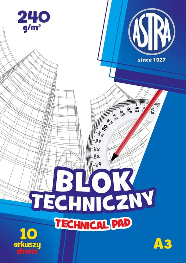 Tekninen Block A3 240g Astra 106119007