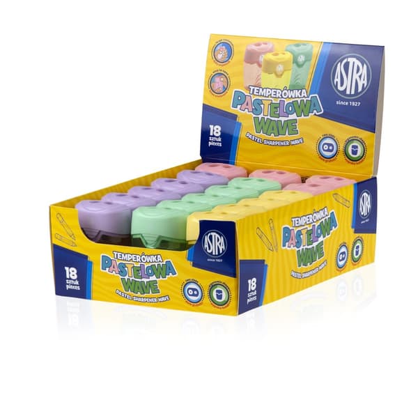 Astra Sharpener 2 huller Pastel Wave 404120002
