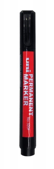 Permanent Marker UNI 320 F Rund Svart 12st