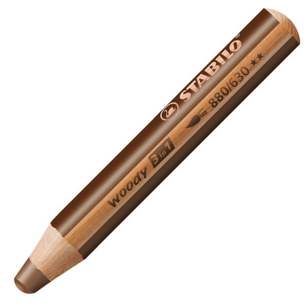 Stabilo Woody 3i1 blyant Brun 880/630