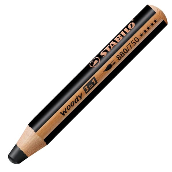 Stabilo Woody 3i1 sort 880/750 blyant