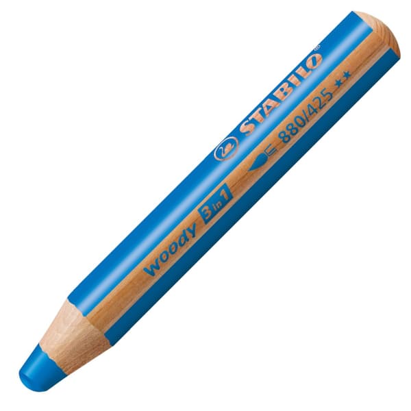 Stabilo Woody 3in1 Pencil Blue 880/425