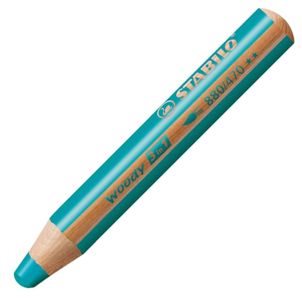 Stabilo Woody 3i1 Crayon Turkis 880/470