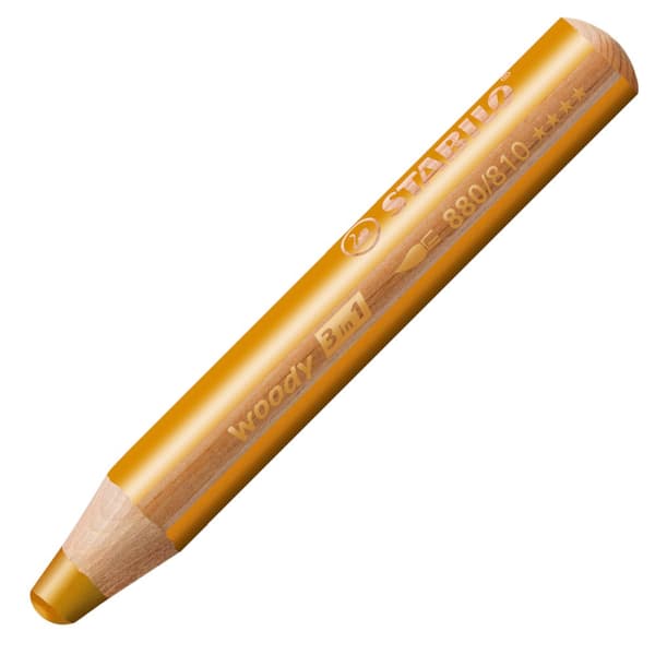Stabilo Woody 3i1 blyant guld 880/810