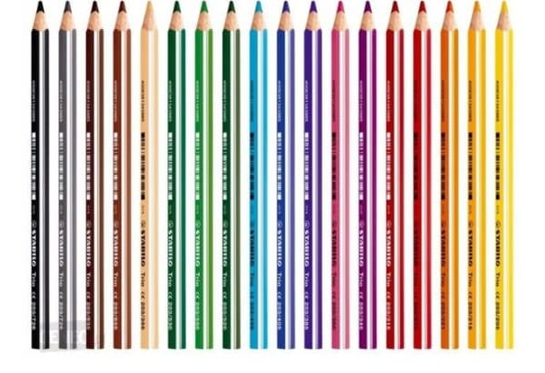 Stabilo Trio Tykke Zebrui farveblyanter 15 stykker 203/11-15