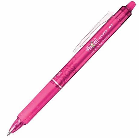 PYYHETTÄVÄ KUULAKÄIKKYNÄ PILOT FRIXION CLICKER PINK