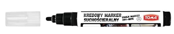 Toma 296 Chalk Marker Black Dry Erase 29631