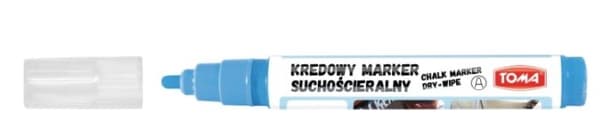 Toma 296 Blue Dry Erase Chalk Marker 29611