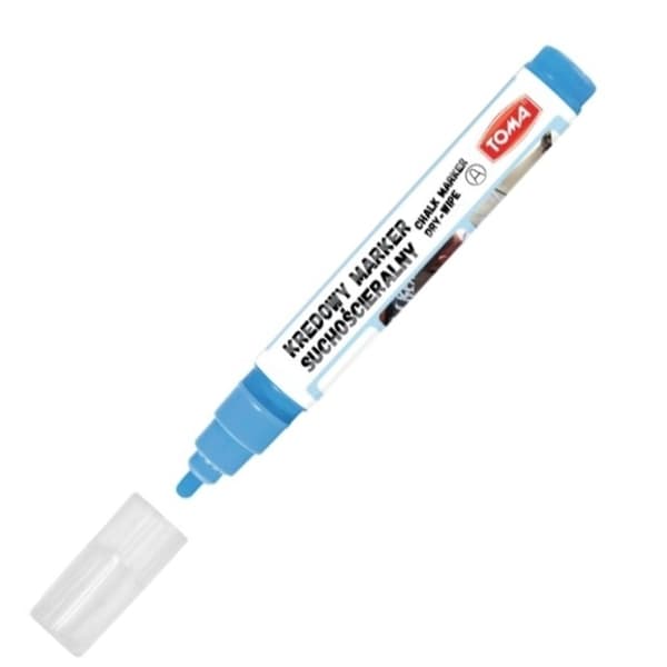 Toma 296 Blue Dry Erase Chalk Marker 29611