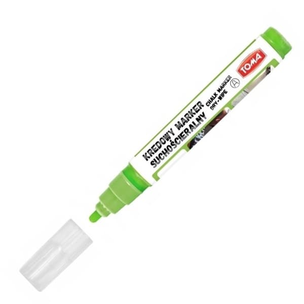 Toma Chalk Marker 296 Green Dry Erase 29641