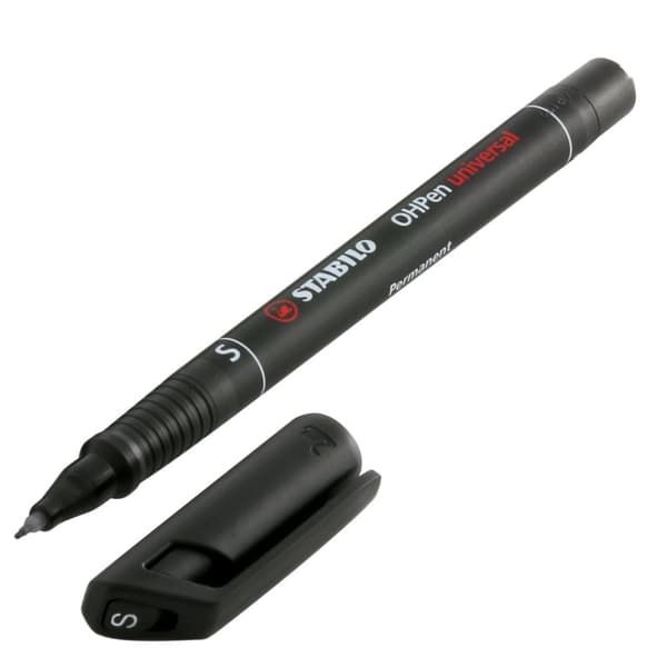 Stabilo OHPen S Foliepen Sort 0,4 mm