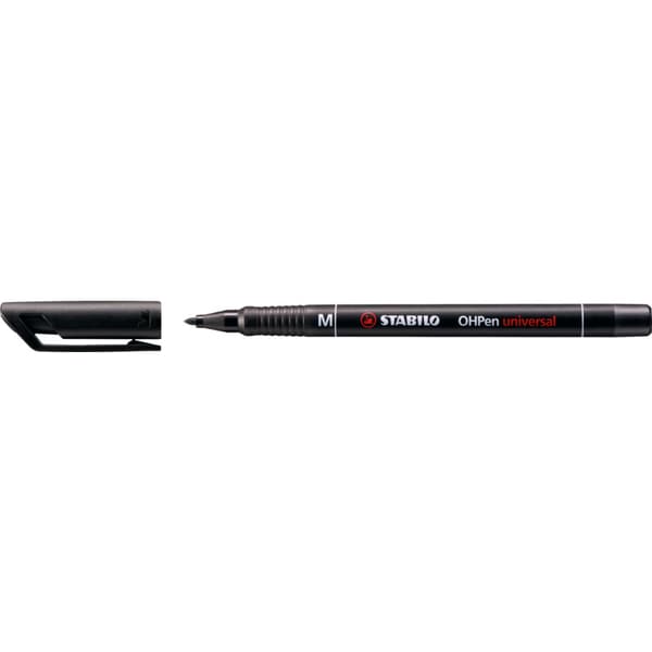 Stabilo OHPen Foliepen M Sort 1 mm