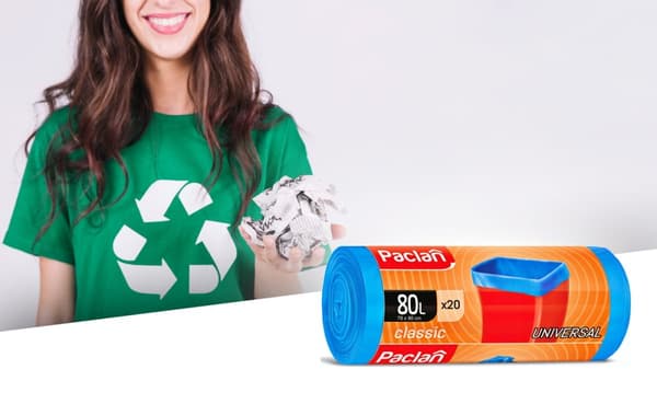 Roskapussit 80L A20 Kpl Classic Paclan Blue
