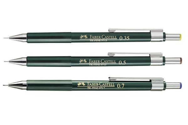 Faber-Castell Mekaniske blyanter 3 stk. 0,35/0,5/0,7 mm 136030